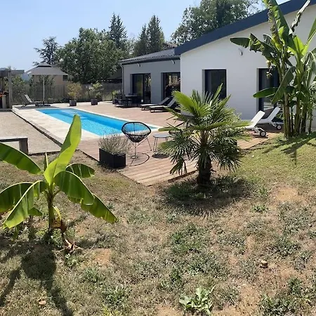 Villa Kevin Piscine, Pool House Et Petanque 6 A 8 Personnes Villefranche-de-Rouergue Exterior photo
